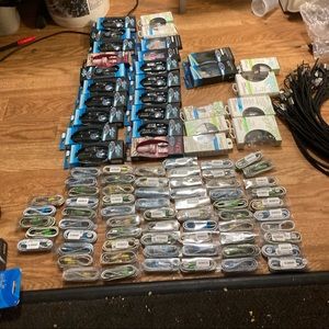 130 phone charging cables these are all brand new